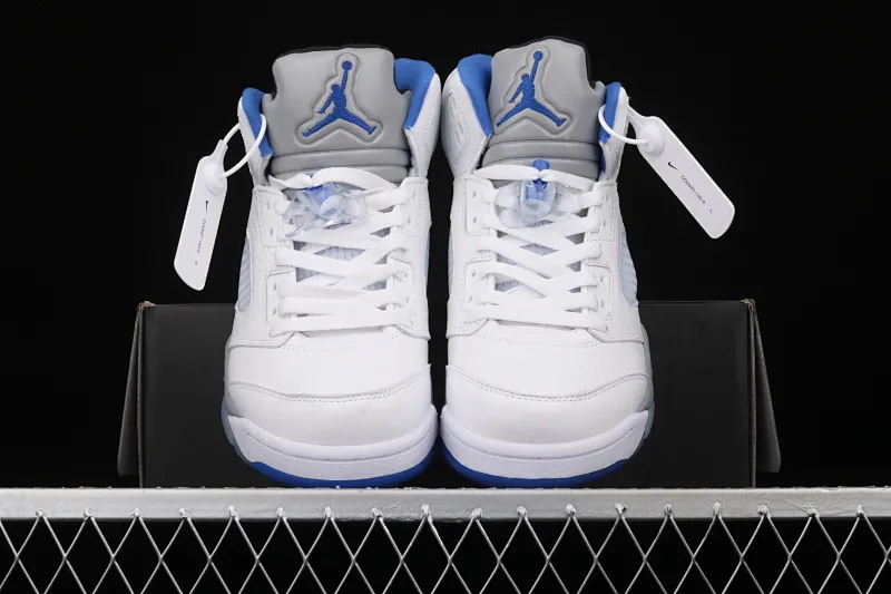 All categories Air Jordan Jordan series basketball shoes Air Jordan 5 J version Air Jordan 5 "Stealth 2.0" AJ5 Joe 5 white and blue color DD0587-140